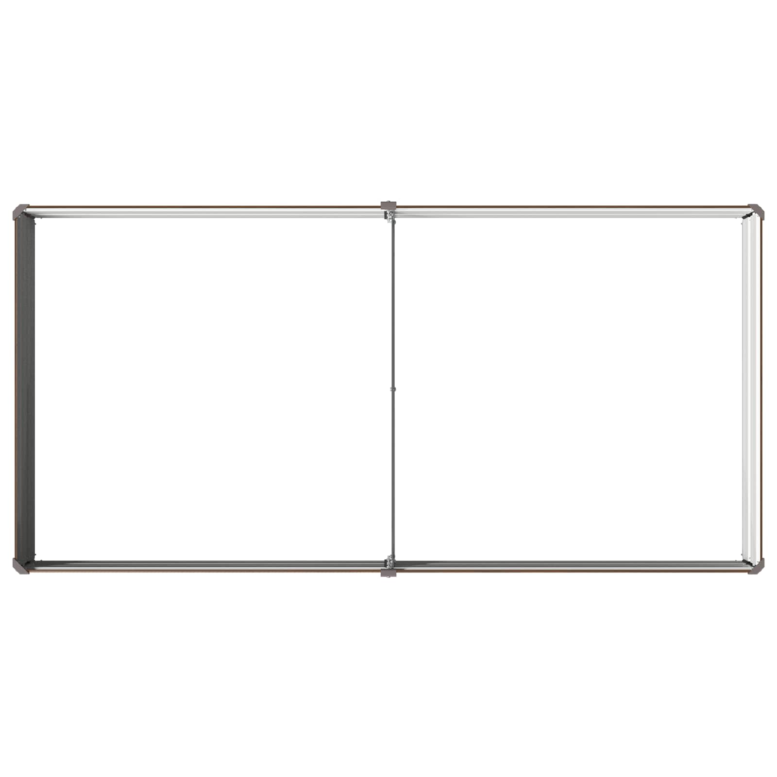 vidaXL Podniesione Łóżko Ogrodowe Czarny 160 x 80 x 24 cm