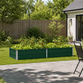 vidaXL Podniesione Łóżko Ogrodowe zielony 160 x 80 x 24 cm