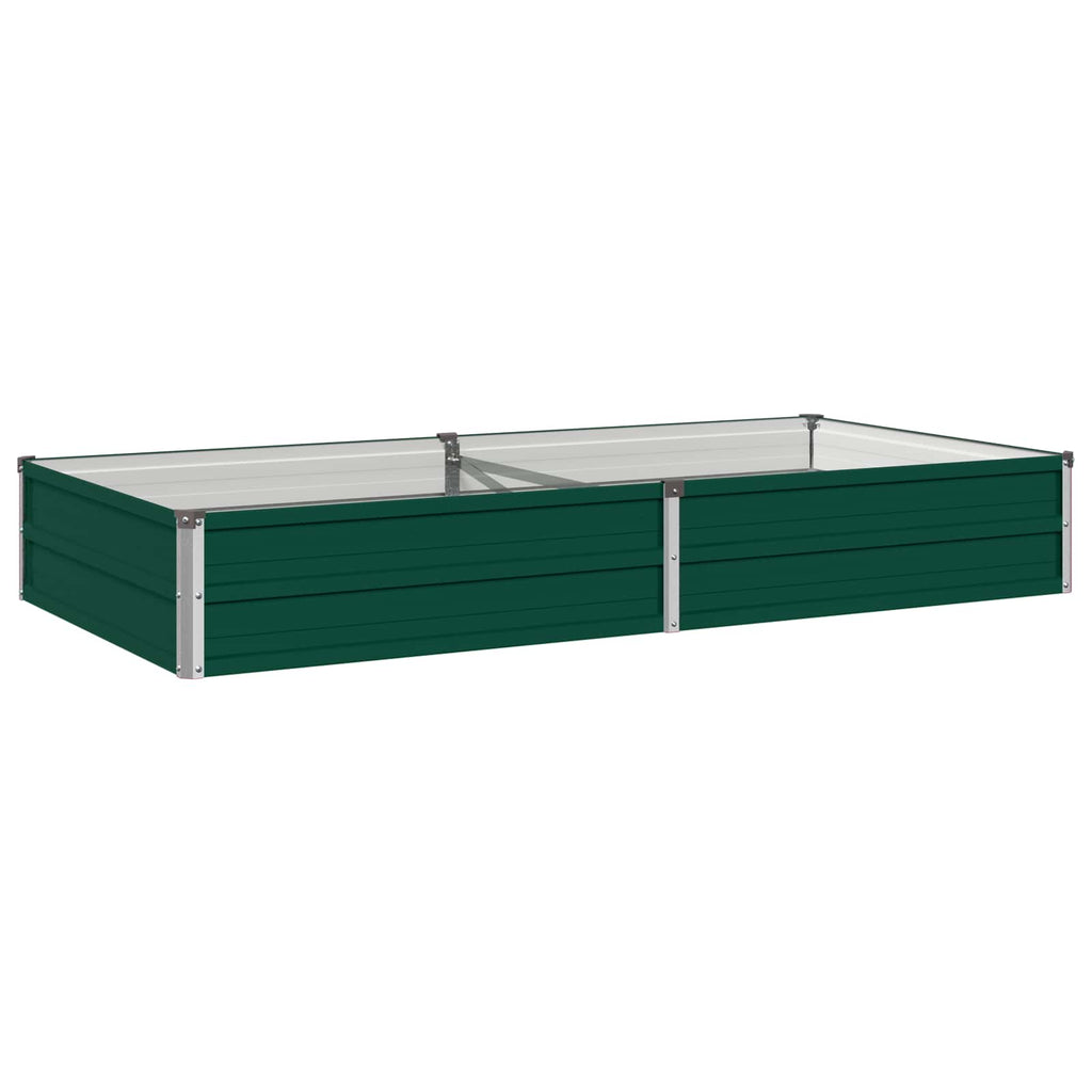 vidaXL Podniesione Łóżko Ogrodowe zielony 160 x 80 x 24 cm