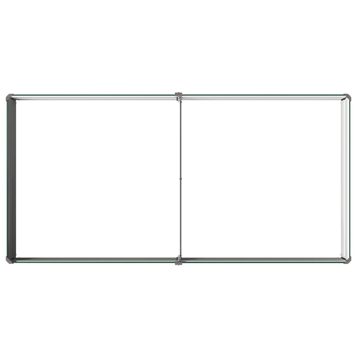 vidaXL Podniesione Łóżko Ogrodowe zielony 160 x 80 x 24 cm