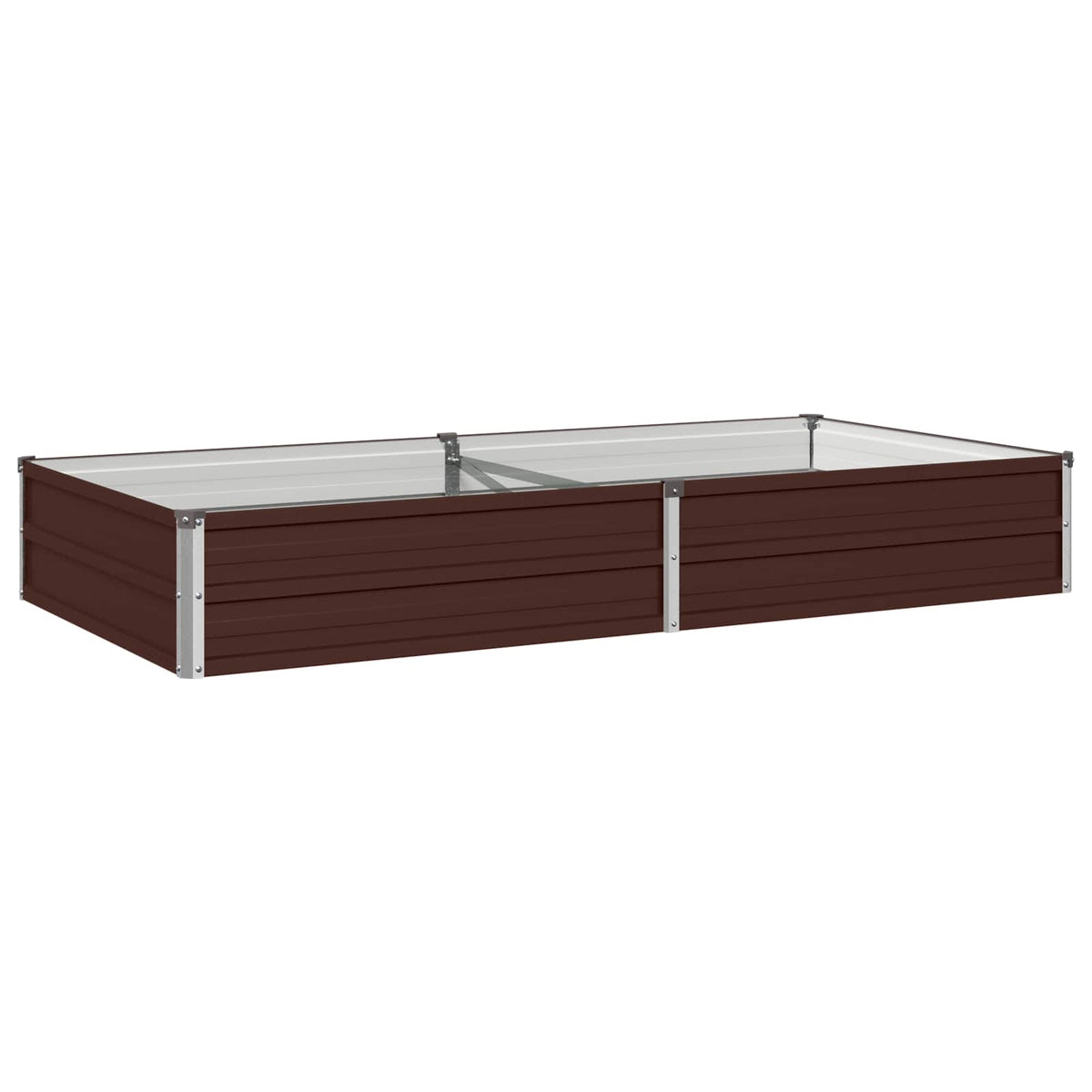 vidaXL Podniesione Łóżko Ogrodowe brązowy 160 x 80 x 24 cm