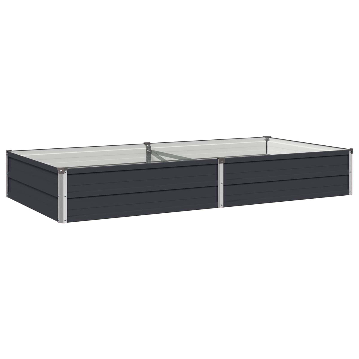 vidaXL Podniesione Łóżko Ogrodowe antracytowy 160 x 80 x 24 cm