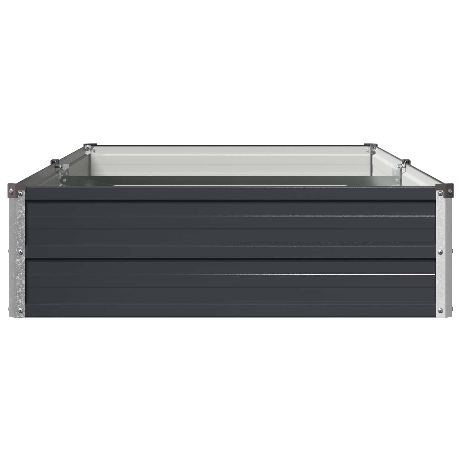 vidaXL Podniesione Łóżko Ogrodowe antracytowy 160 x 80 x 24 cm