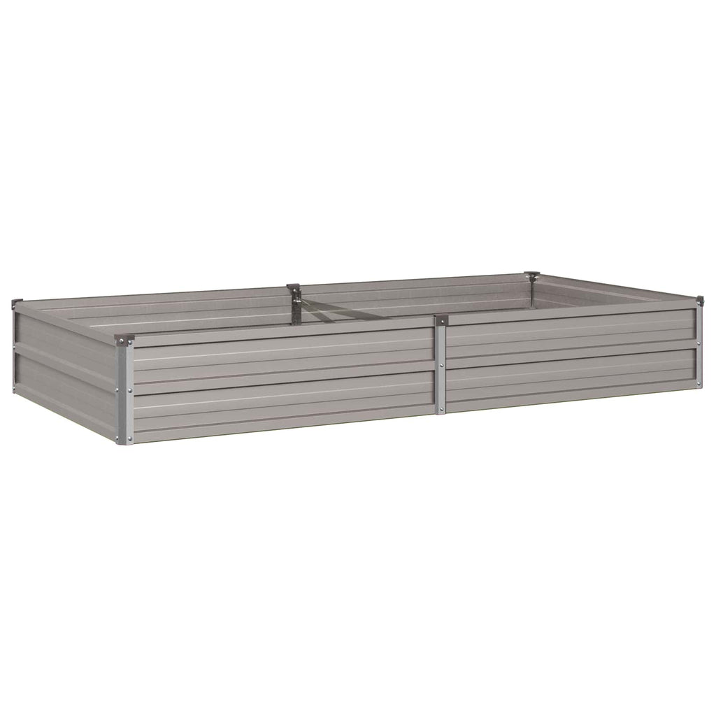 vidaXL Podniesione Łóżko Ogrodowe Rdzawy 160 x 80 x 24 cm tektura