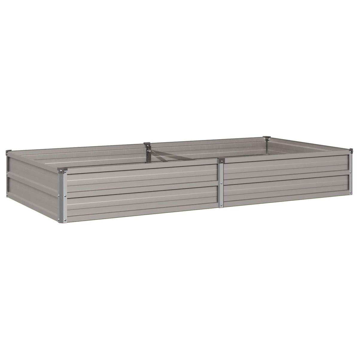 vidaXL Podniesione Łóżko Ogrodowe Rdzawy 160 x 80 x 24 cm tektura