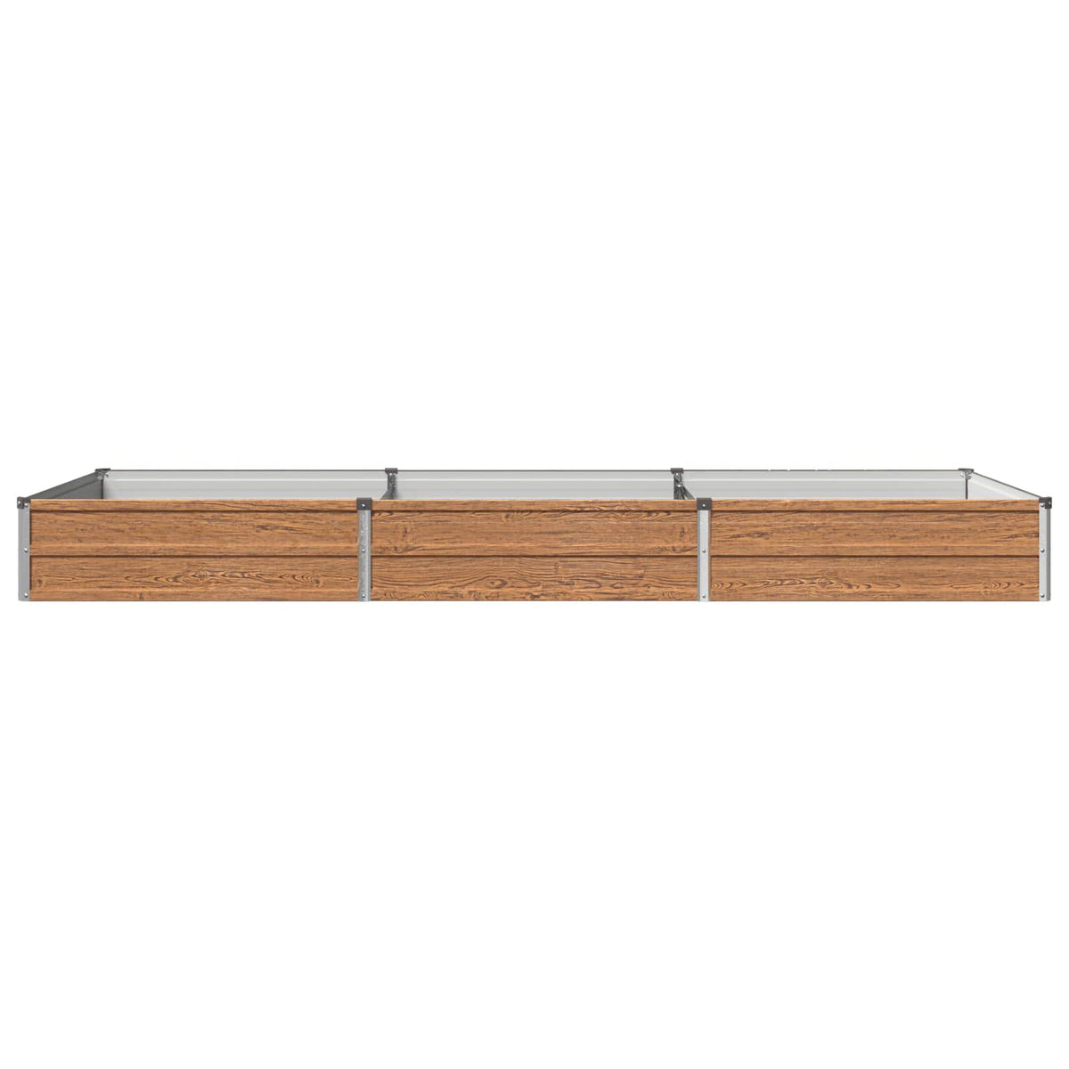 vidaXL Podniesione Łóżko Ogrodowe Brązowy Drewno 240 x 80 x 24 cm