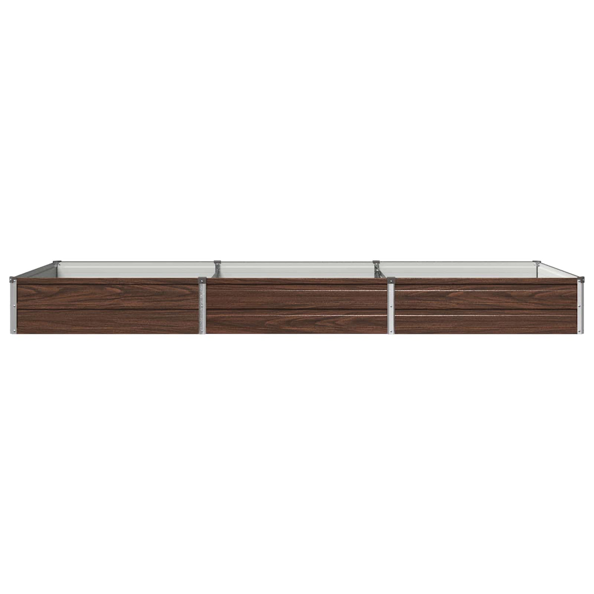 vidaXL Podniesione Łóżko Ogrodowe Czarny 240 x 80 x 24 cm