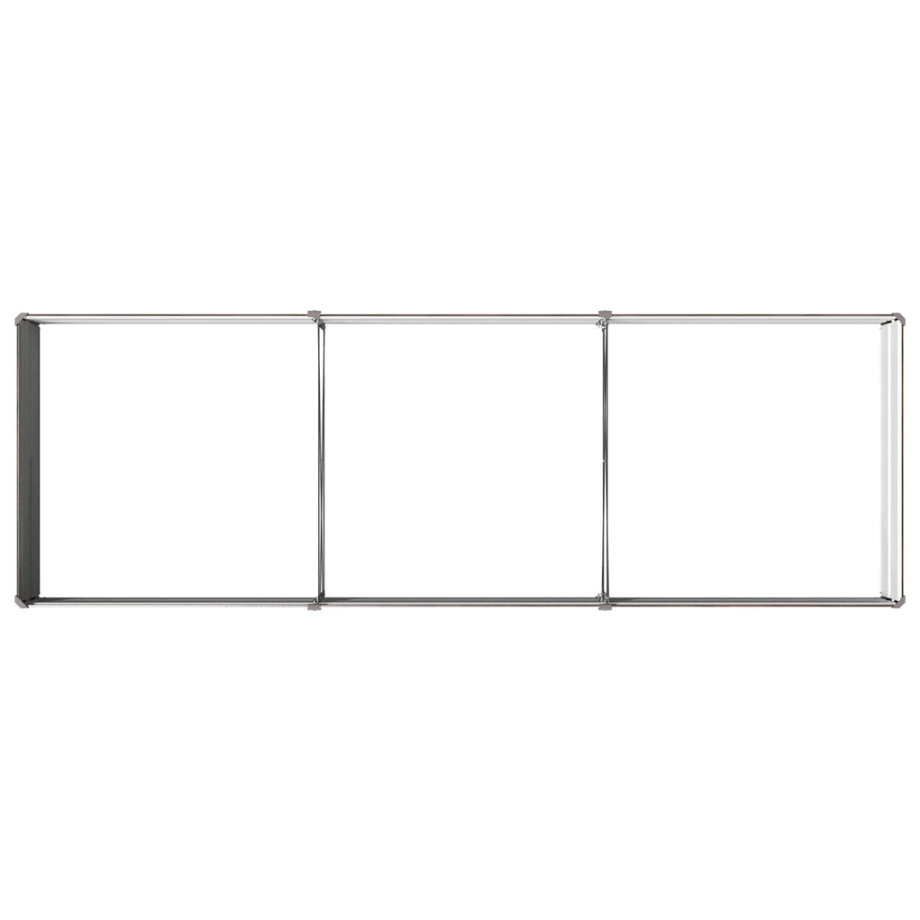 vidaXL Podniesione Łóżko Ogrodowe Czarny 240 x 80 x 24 cm