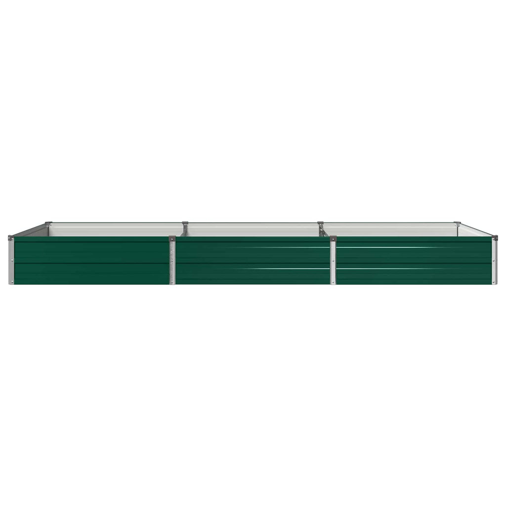 vidaXL Podniesione Łóżko Ogrodowe zielony 240 x 80 x 24 cm