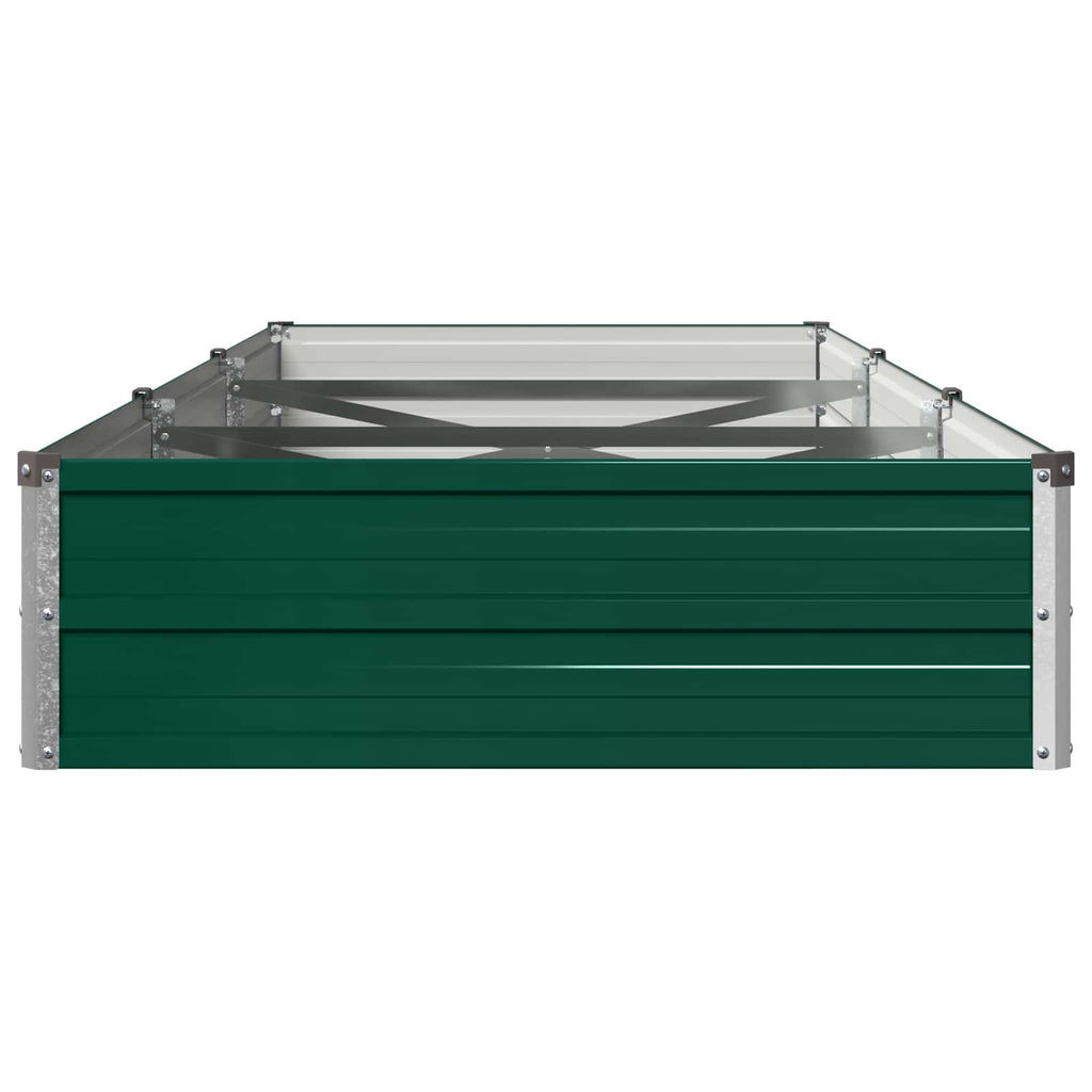 vidaXL Podniesione Łóżko Ogrodowe zielony 240 x 80 x 24 cm