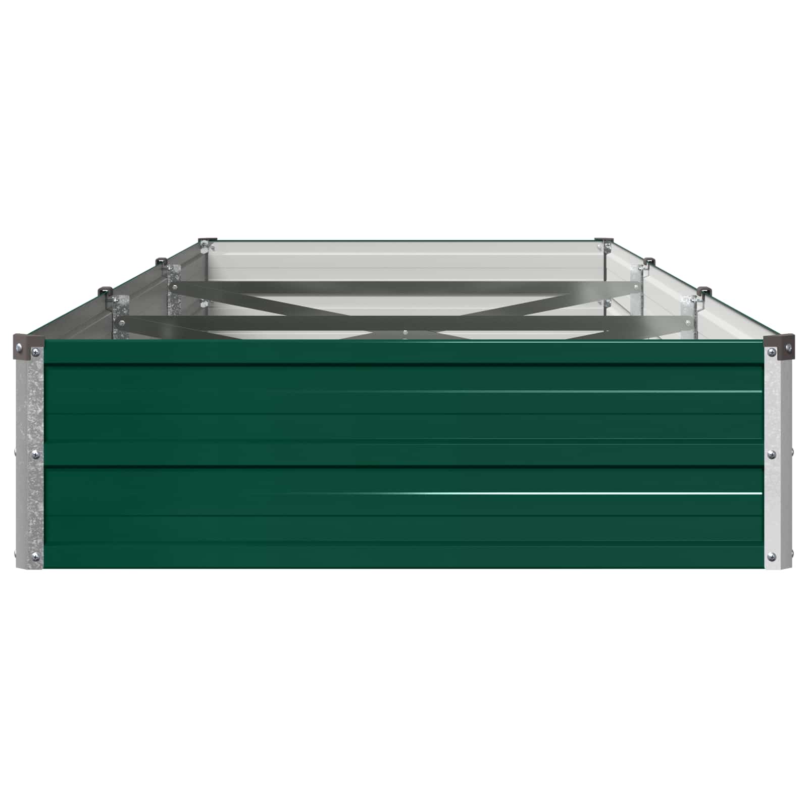 vidaXL Podniesione Łóżko Ogrodowe zielony 240 x 80 x 24 cm