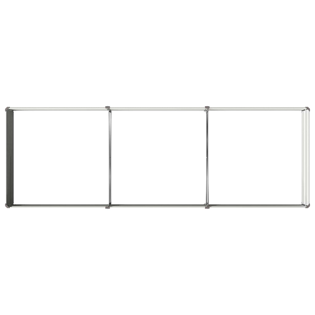 vidaXL Podniesione Łóżko Ogrodowe Szary 240 x 80 x 24 cm