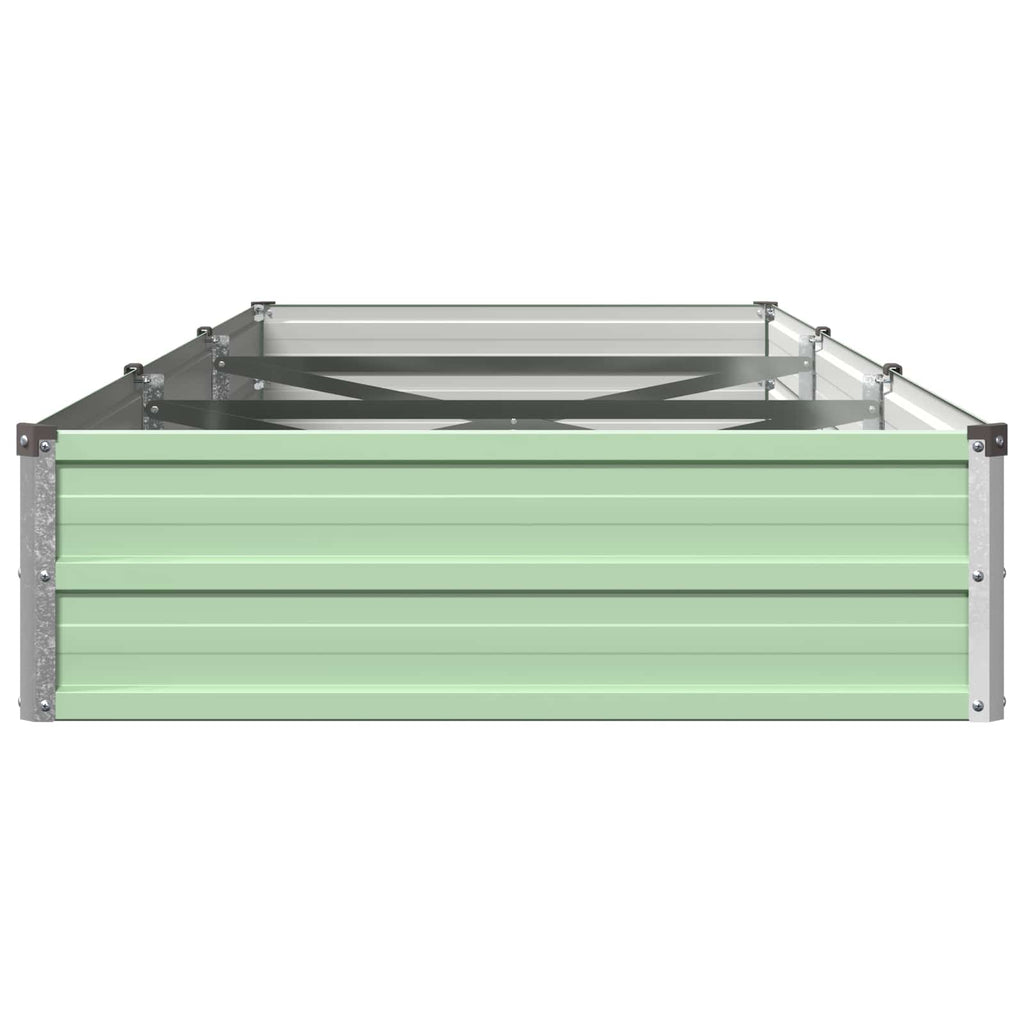 vidaXL Podniesione Łóżko Ogrodowe Pastelowa Zieleń 240 x 80 x 24 cm