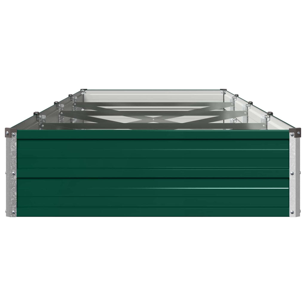 vidaXL Podniesione Łóżko Ogrodowe zielony 320 x 80 x 24 cm