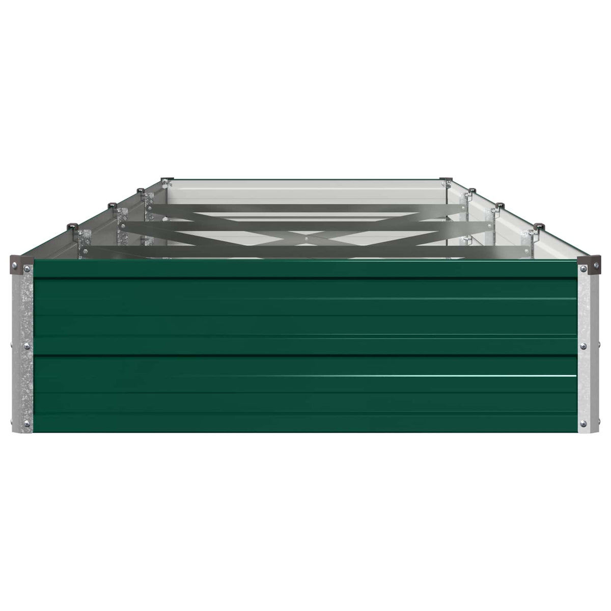 vidaXL Podniesione Łóżko Ogrodowe zielony 320 x 80 x 24 cm