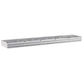 vidaXL Podniesione Łóżko Ogrodowe srebrny 400 x 80 x 24 cm Ocynkowany