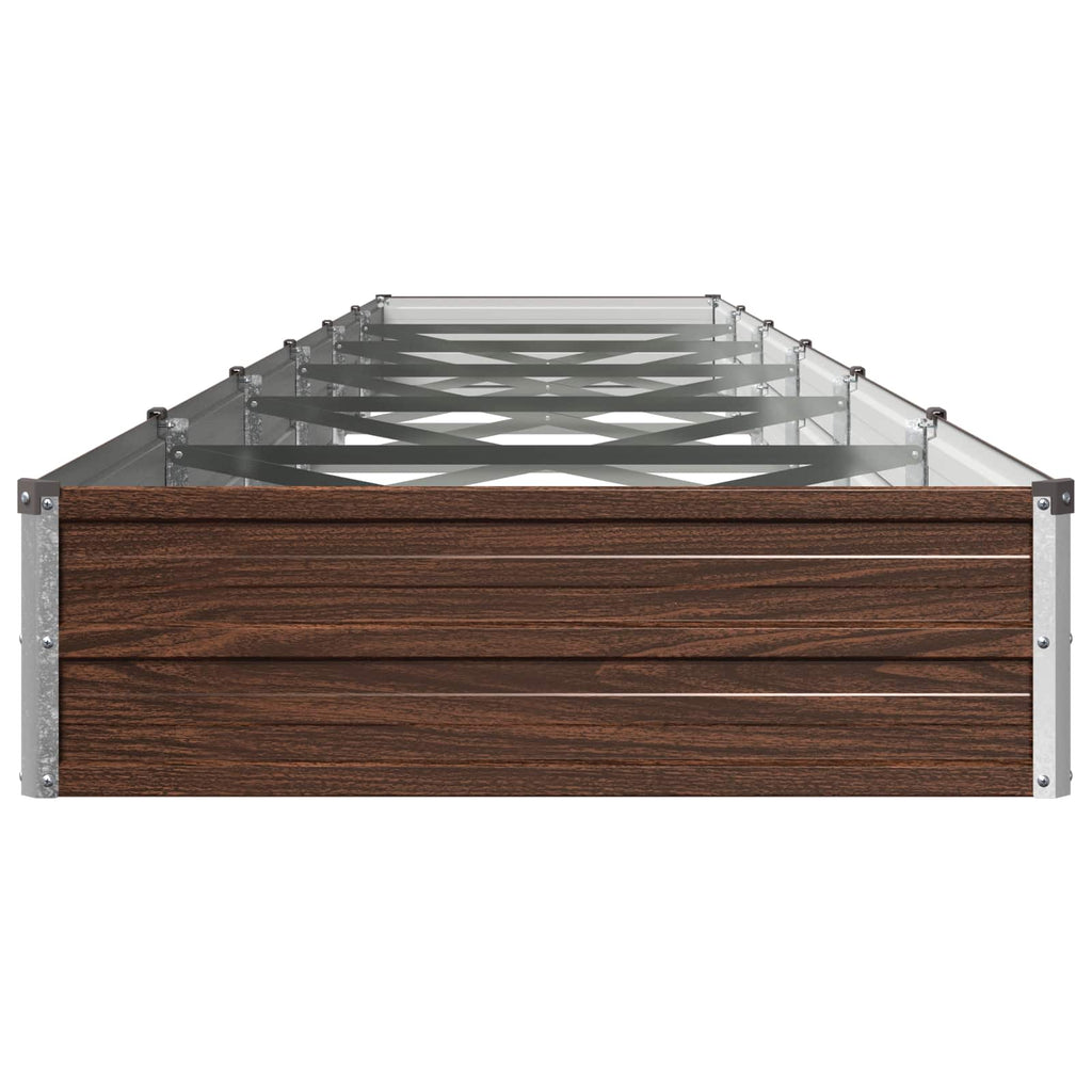 vidaXL Podniesione Łóżko Ogrodowe Czarny 480 x 80 x 24 cm