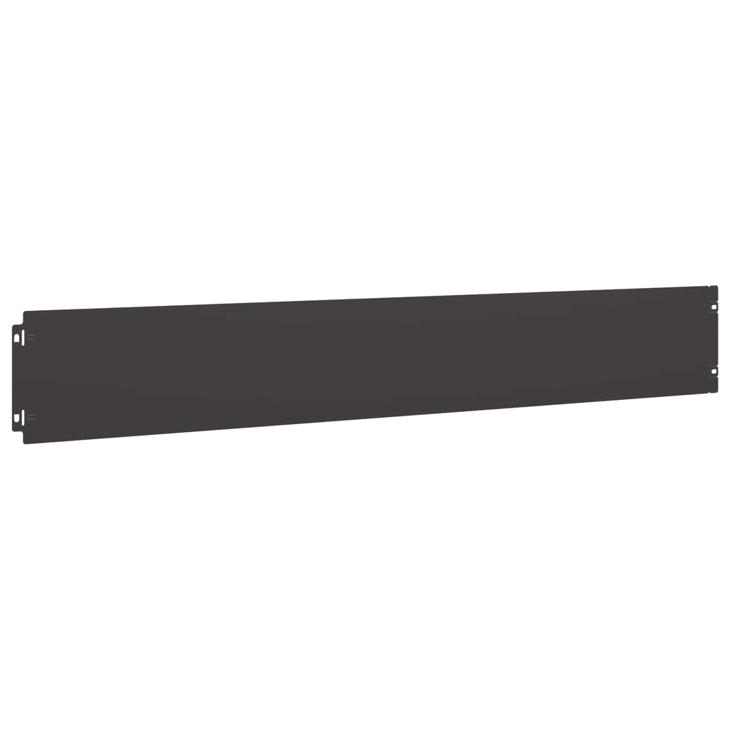 vidaXL Krawężnik do trawnika 30 pcs 15 x 103 cm Stal Czarny