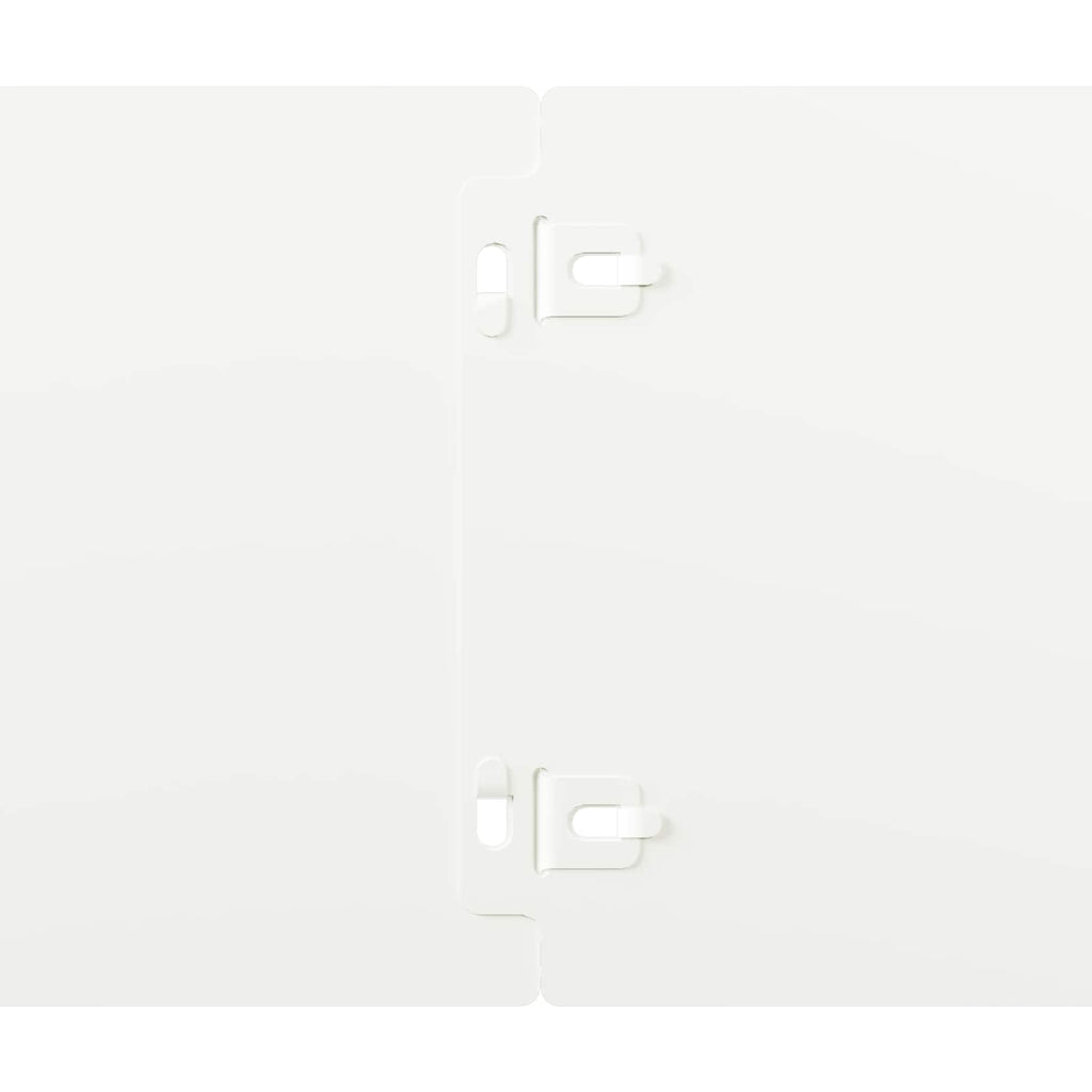 vidaXL Krawężnik do trawnika 30 szt. 15 x 103 cm Stal Biały