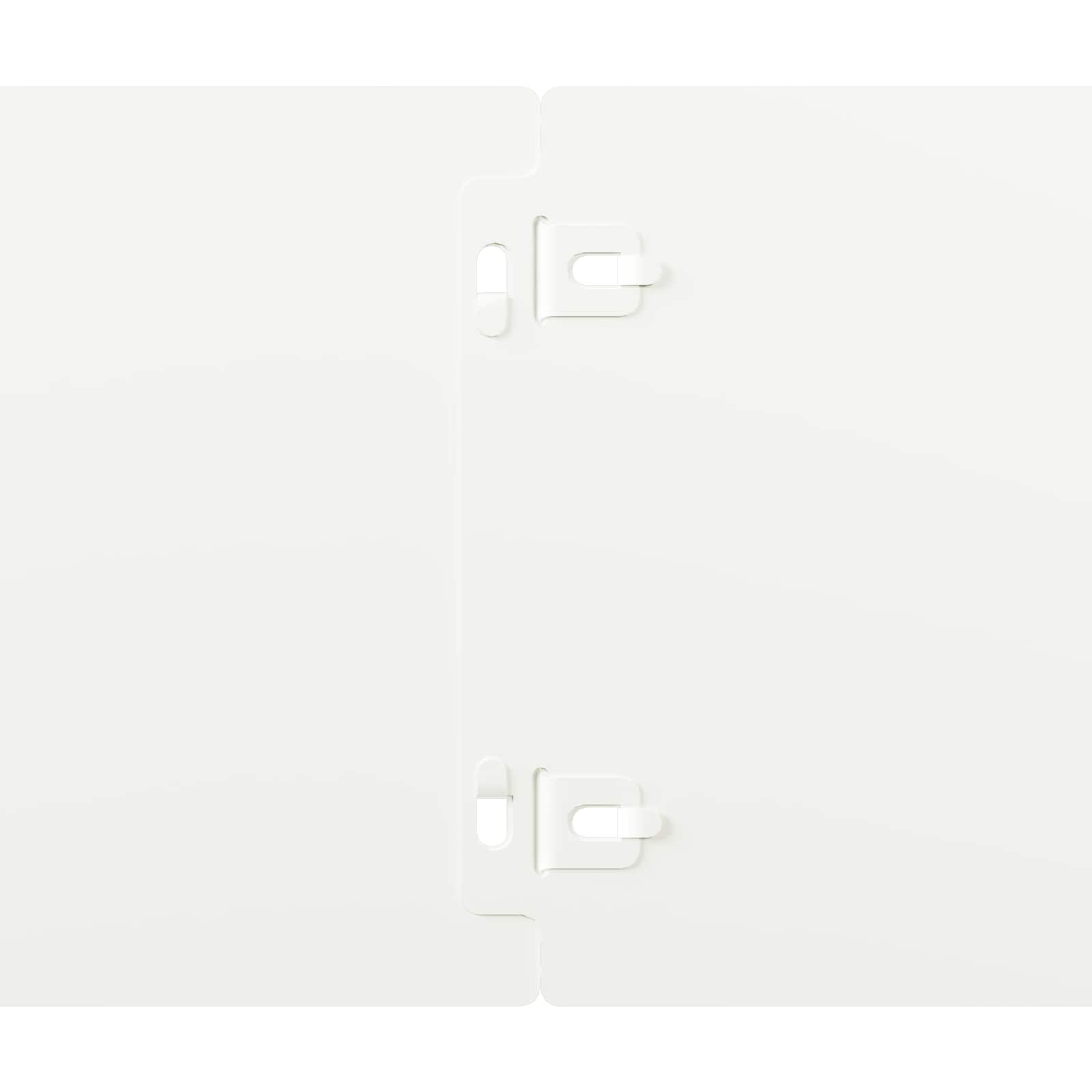 vidaXL Krawężnik do trawnika 30 szt. 15 x 103 cm Stal Biały