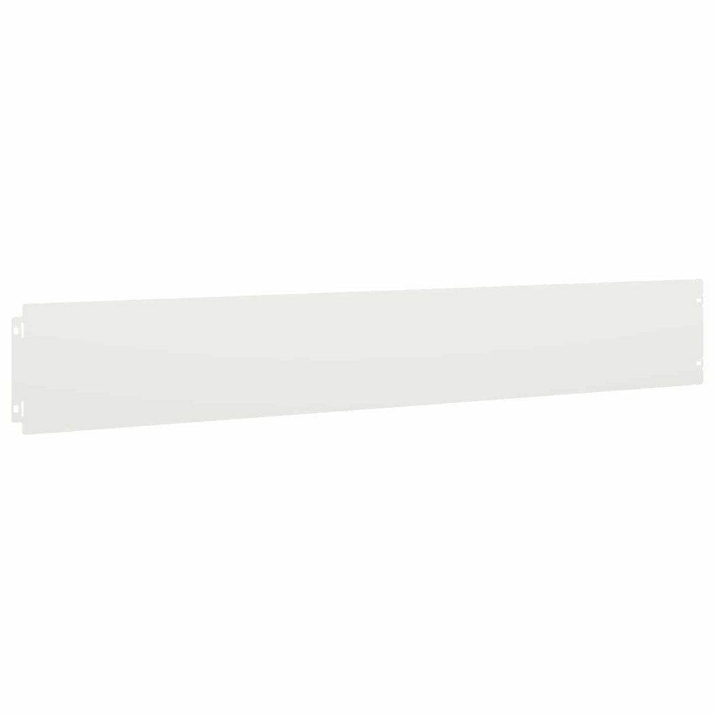 vidaXL Krawężnik do trawnika 30 szt. 15 x 103 cm Stal Biały