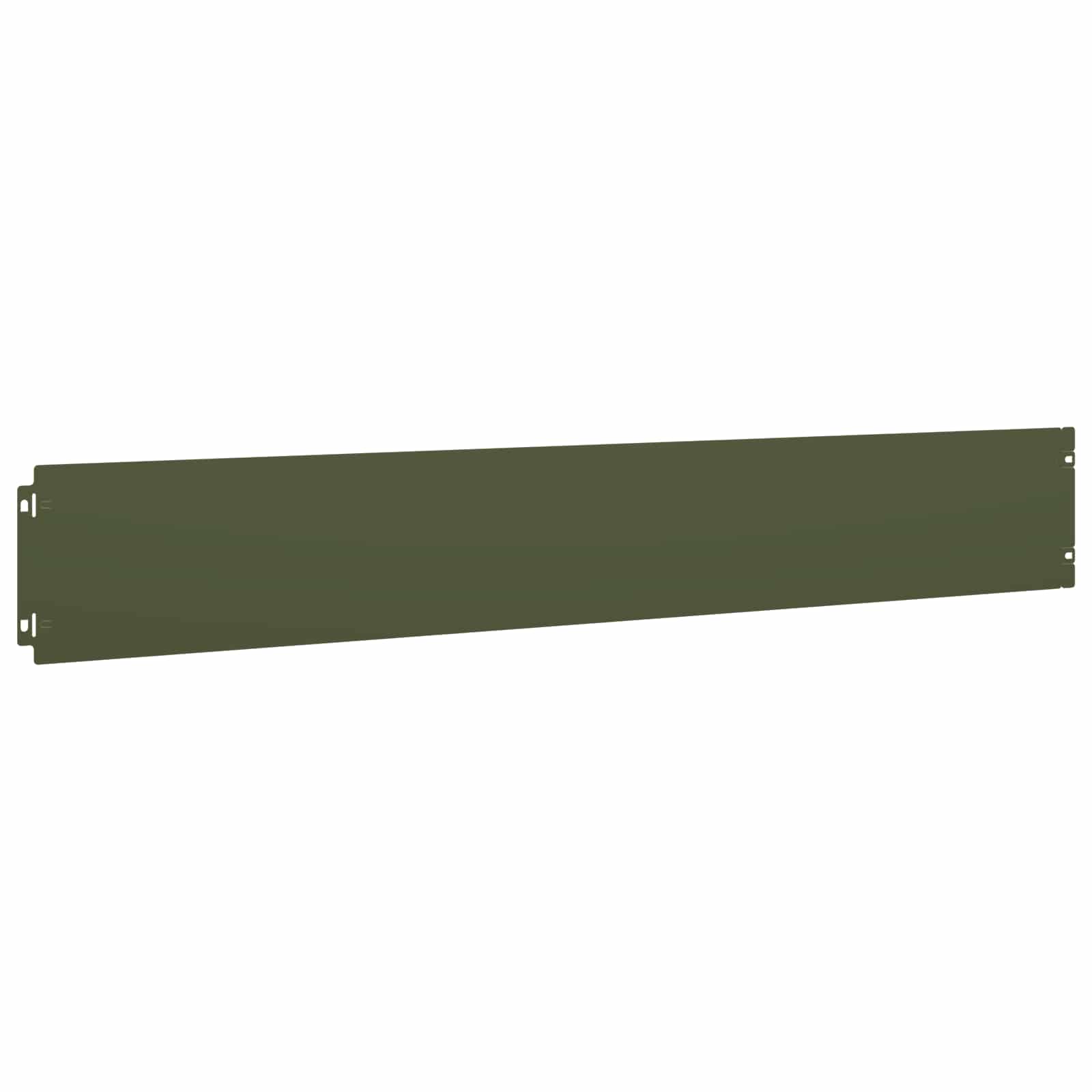 vidaXL Krawężnik do trawnika 30 szt. 15 x 103 cm Stal Oliwkowy zielony