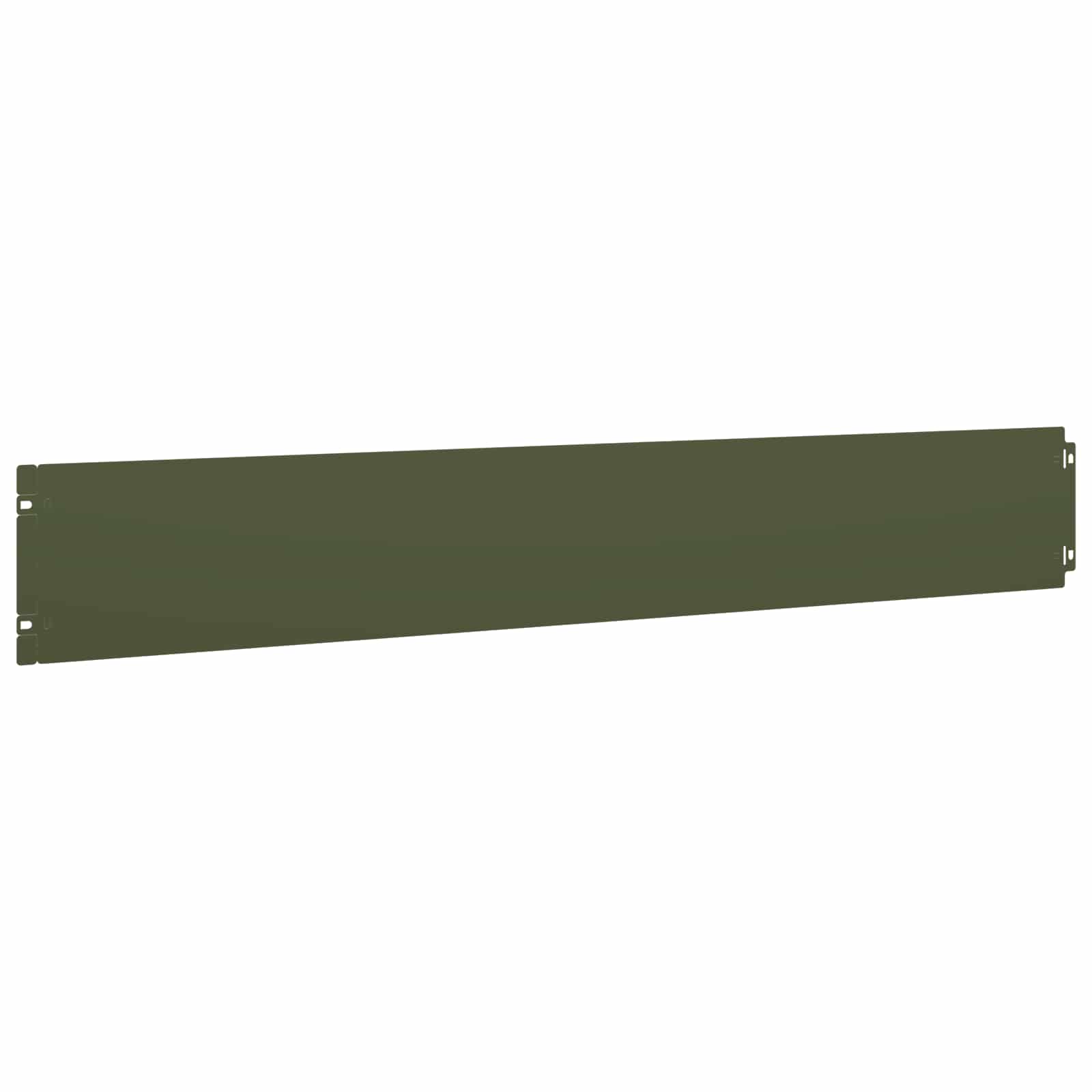 vidaXL Krawężnik do trawnika 30 szt. 15 x 103 cm Stal Oliwkowy zielony