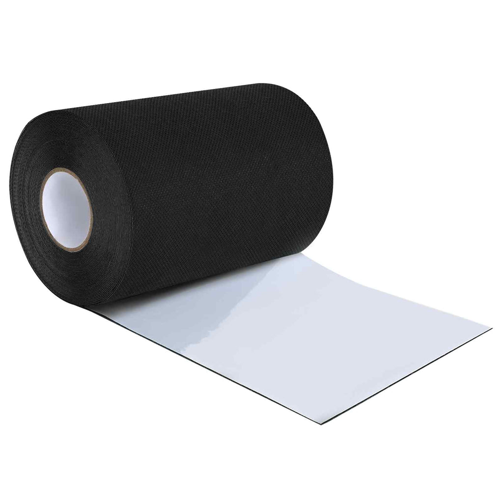 vidaXL Taśma do sztucznej trawy samoprzylepna Czarny 15 cm x 20 m