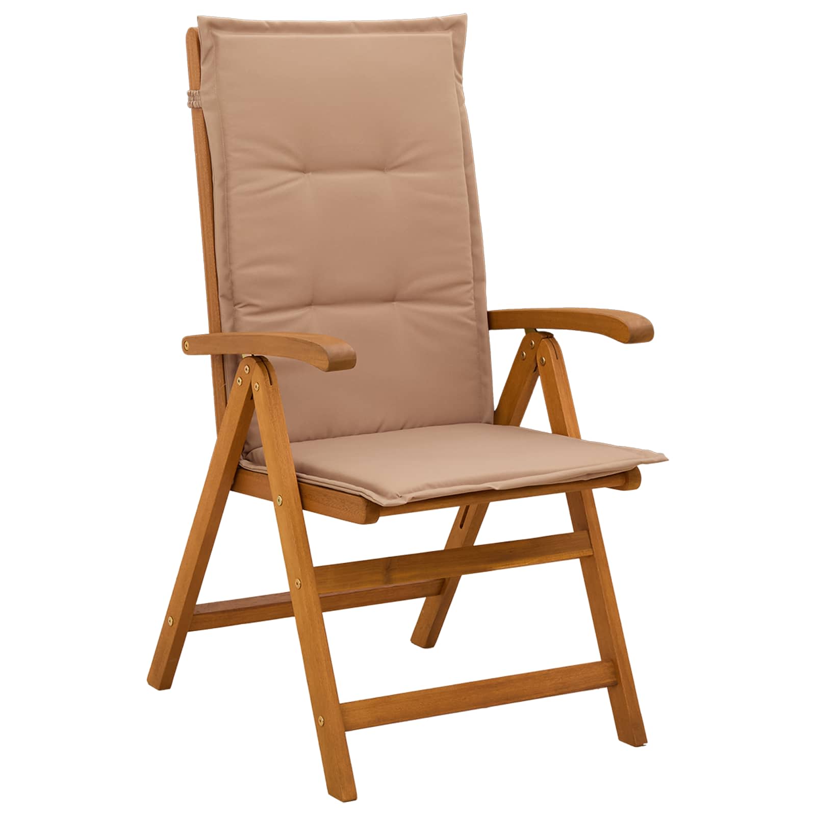 vidaXL Zestaw jadalny ogrodowy 5-częściowy naturalny