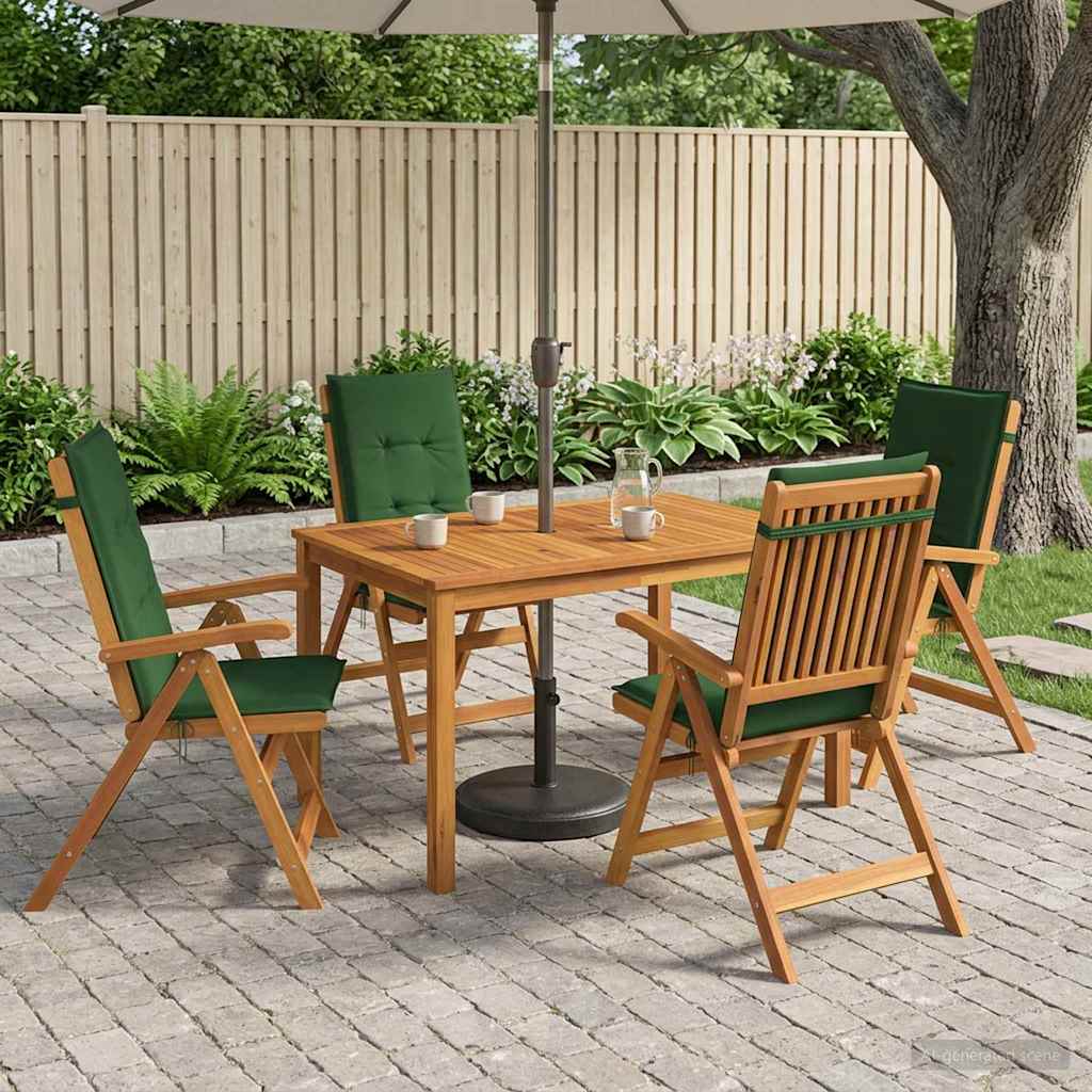 vidaXL 5-Piece Garden Dining Set naturalny Lite Drewno Akacji