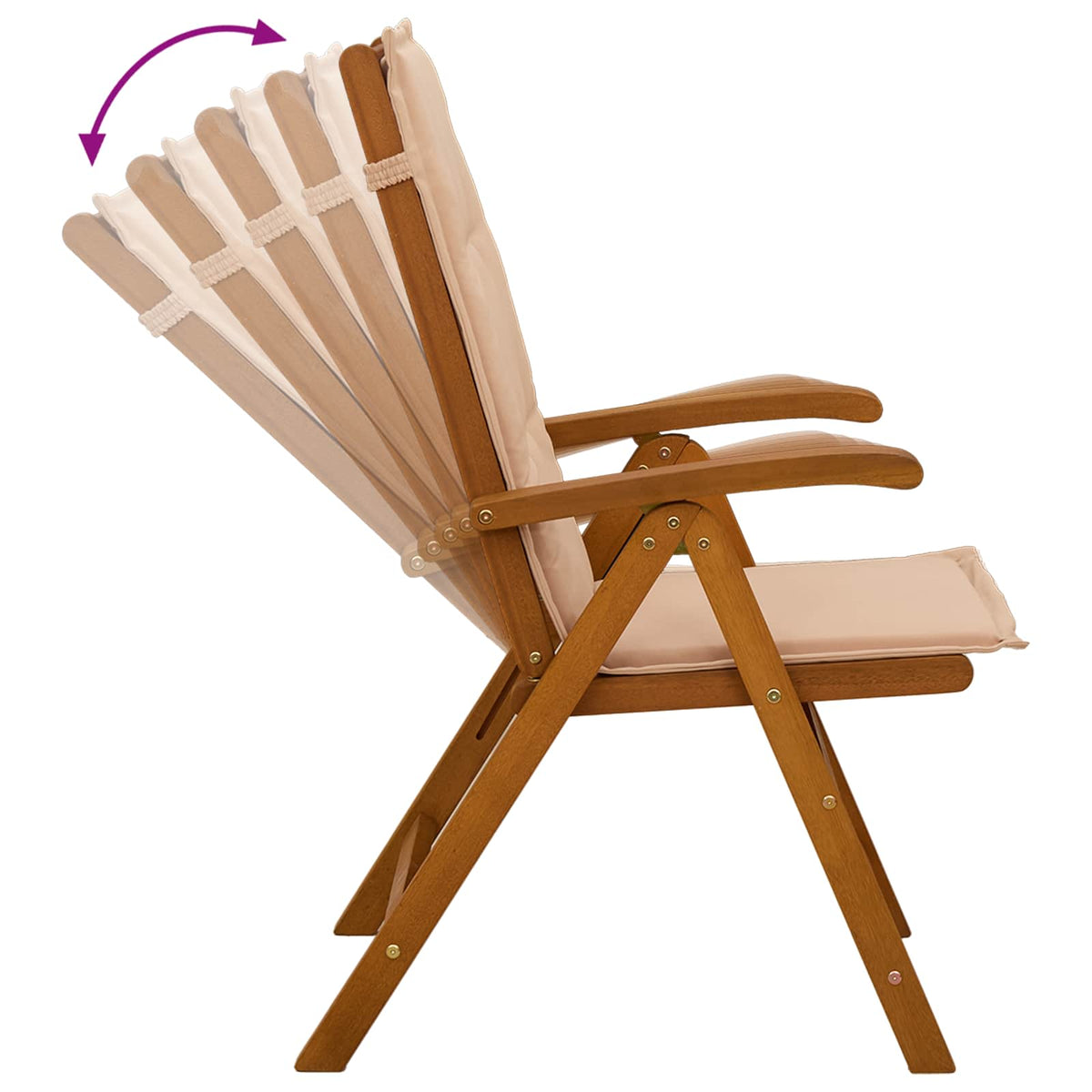 vidaXL 9-częściowy ogrodowy zestaw jadalniany 8-osobowe naturalny