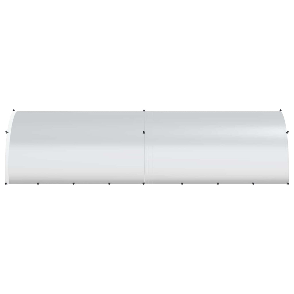 vidaXL Kurnik srebrny 400 x 150 x 100 cm Stal ocynkowana