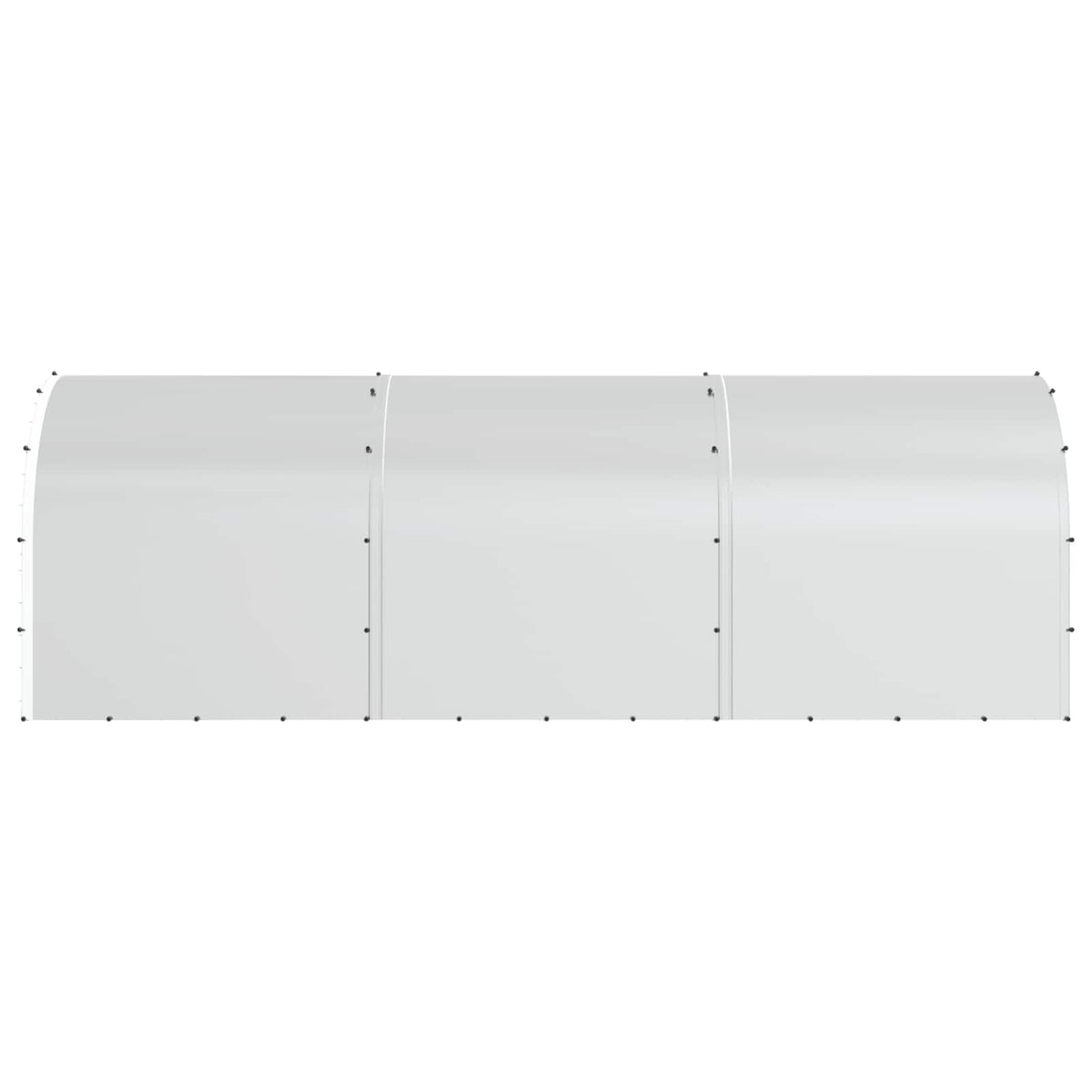 vidaXL Kurnik srebrny 600 x 200 x 200 cm Stal ocynkowana