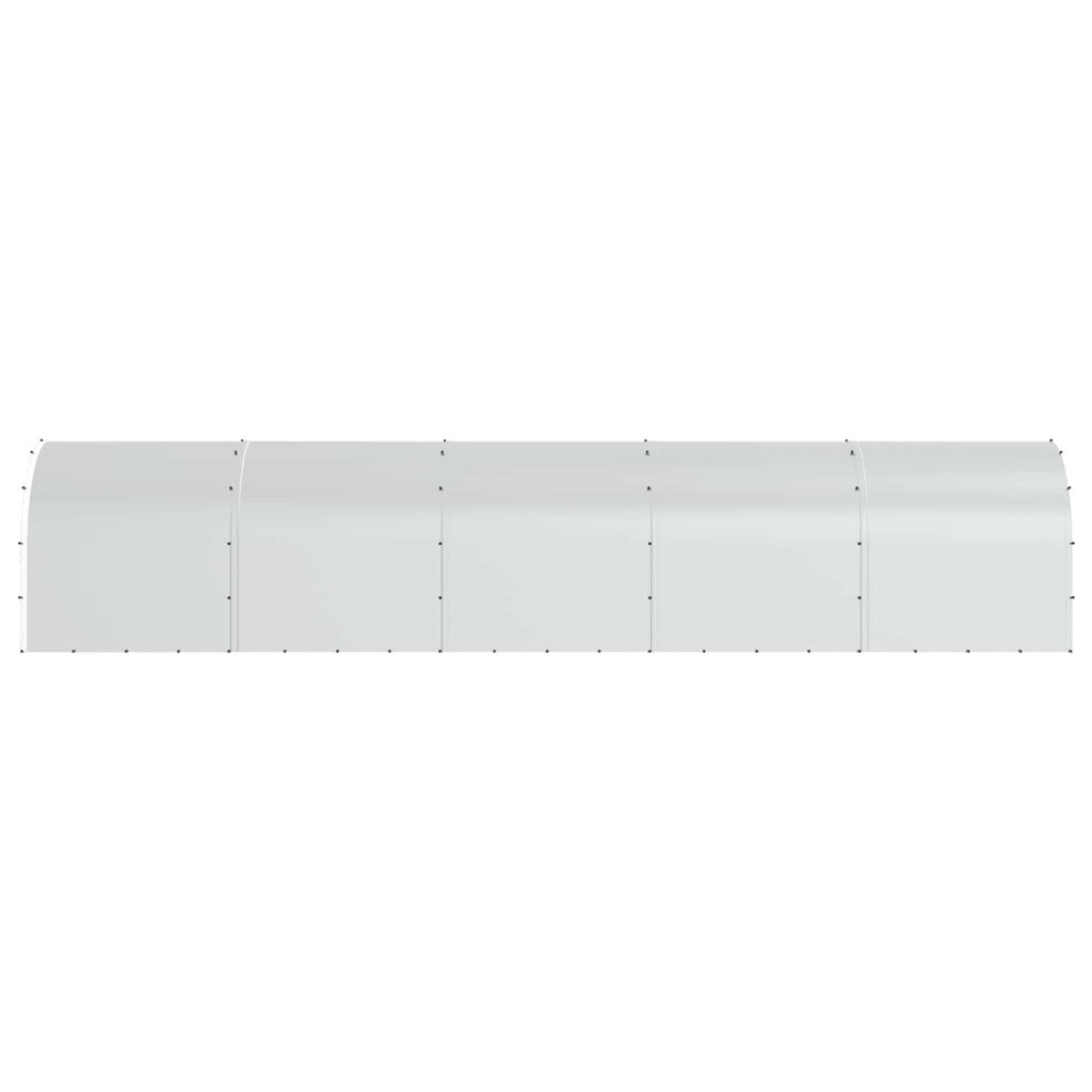 vidaXL Kurnik srebrny 1000 x 200 x 200 cm Stal ocynkowana
