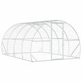 vidaXL Kurnik srebrny 400 x 300 x 200 cm Stal ocynkowana