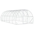 vidaXL Kurnik srebrny 600 x 300 x 200 cm Stal ocynkowana