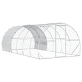 vidaXL Kurnik srebrny 600 x 300 x 200 cm Stal ocynkowana