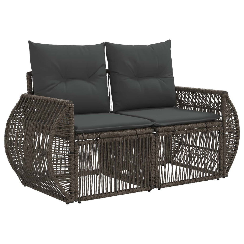 vidaXL Zestaw Sof na Ogród 7 szt. 7-Liczba miejsc Szary i ciemnoszary