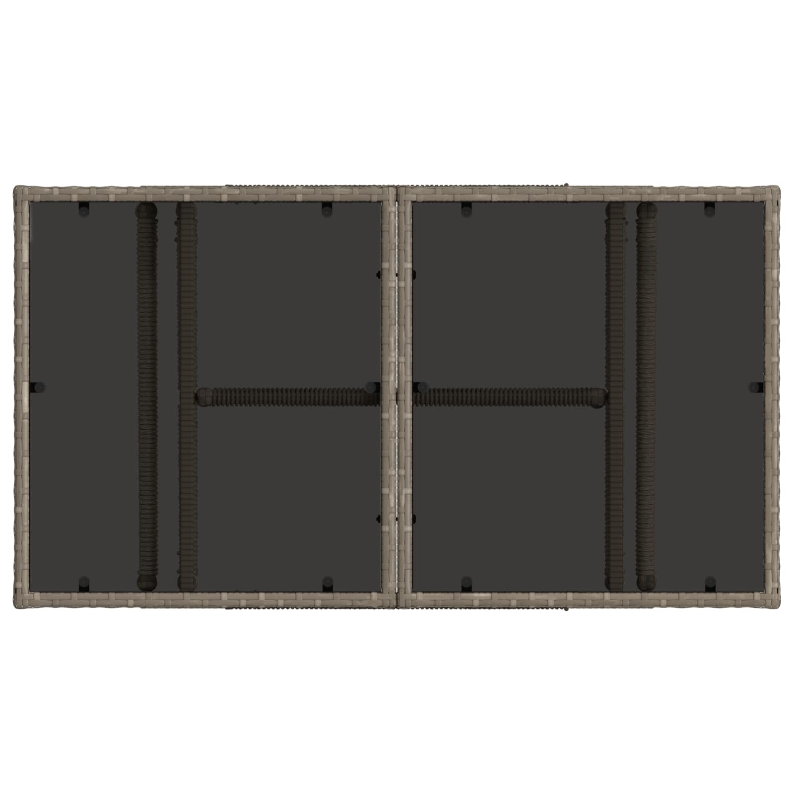 vidaXL Zestaw Sof na Ogród 14 szt. Szary i ciemnoszary polirattan