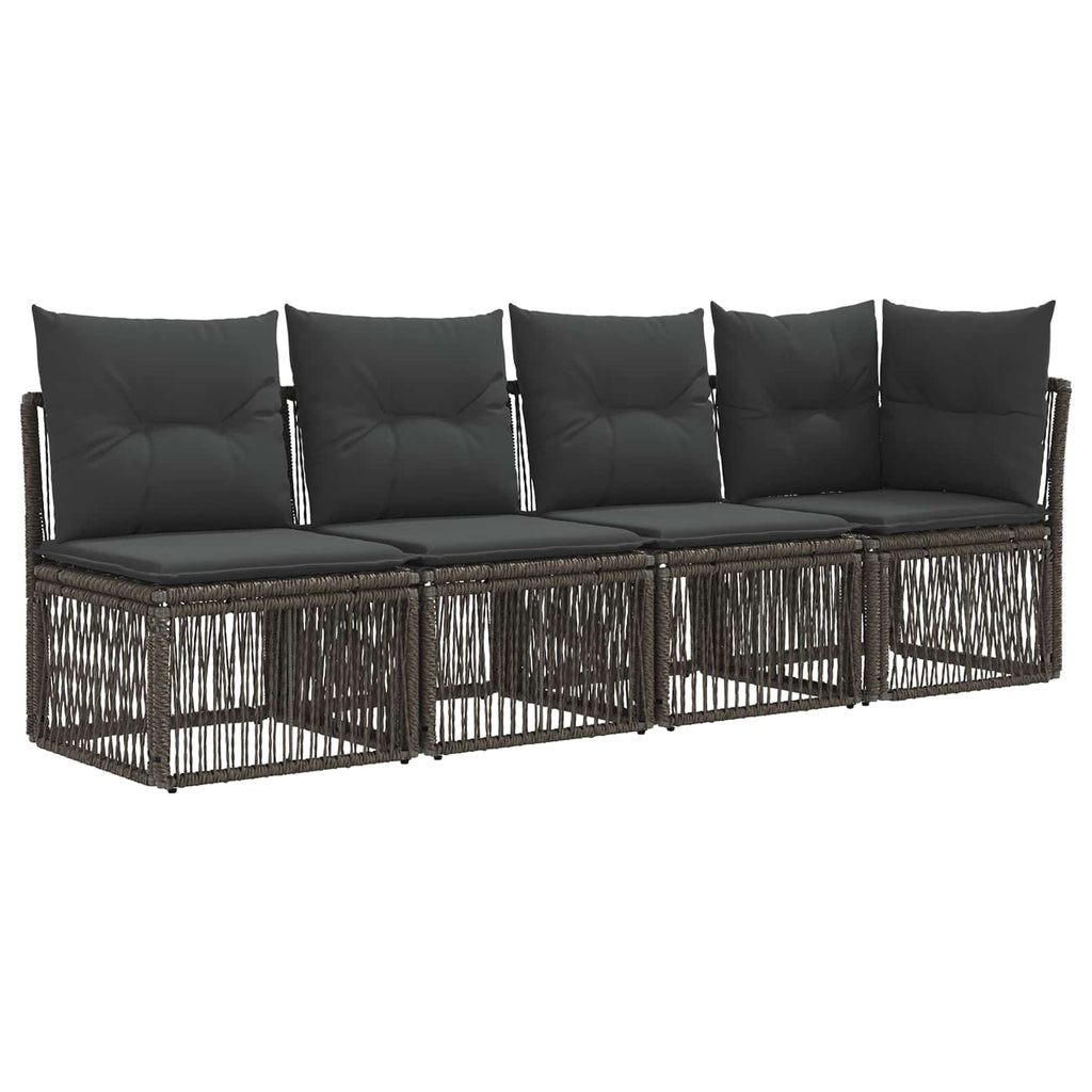 vidaXL Zestaw Sof na Ogród 13 szt. Szary i ciemnoszary polirattan