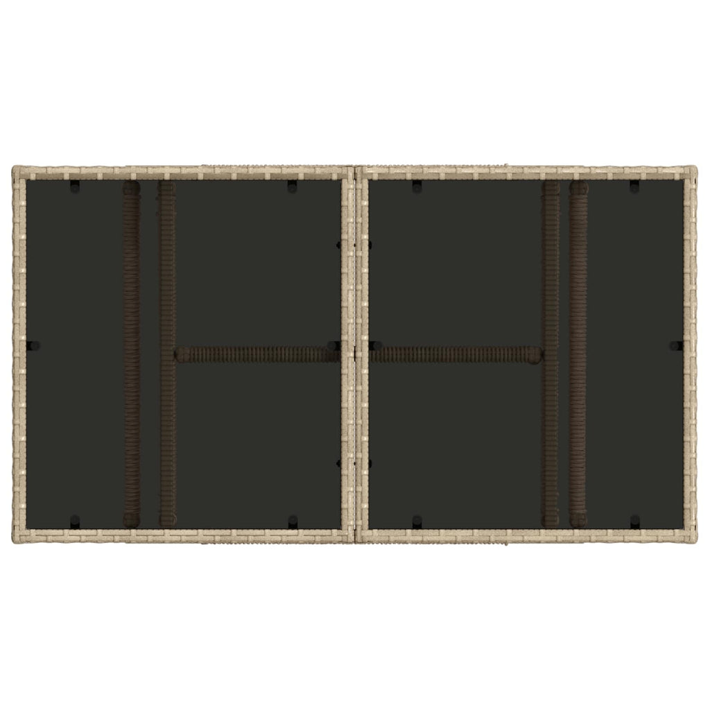 vidaXL Zestaw Sof na Ogród 11 szt. Beżowy i kremowy polirattan