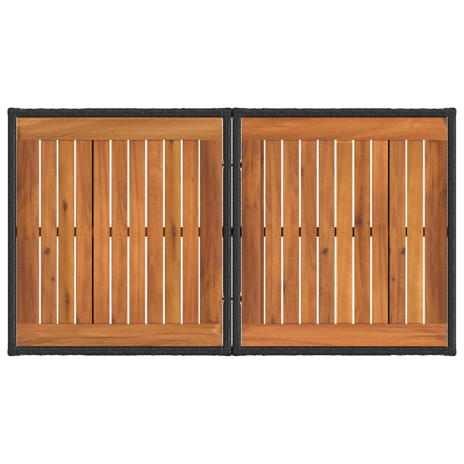 vidaXL Zestaw Sof na Ogród 6 szt. Czarny i ciemnoszary polirattan