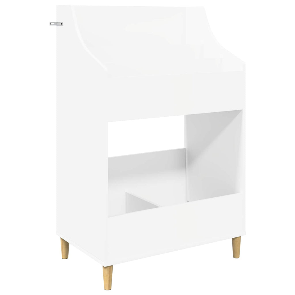 vidaXL Zestaw Półek na Media 3 szt. Biały 212 x 46 x 112 cm
