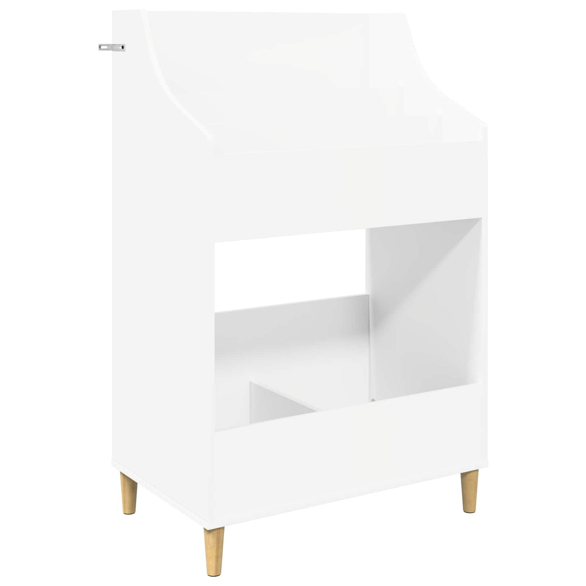 vidaXL Zestaw Półek na Media 3 szt. Biały 212 x 46 x 112 cm