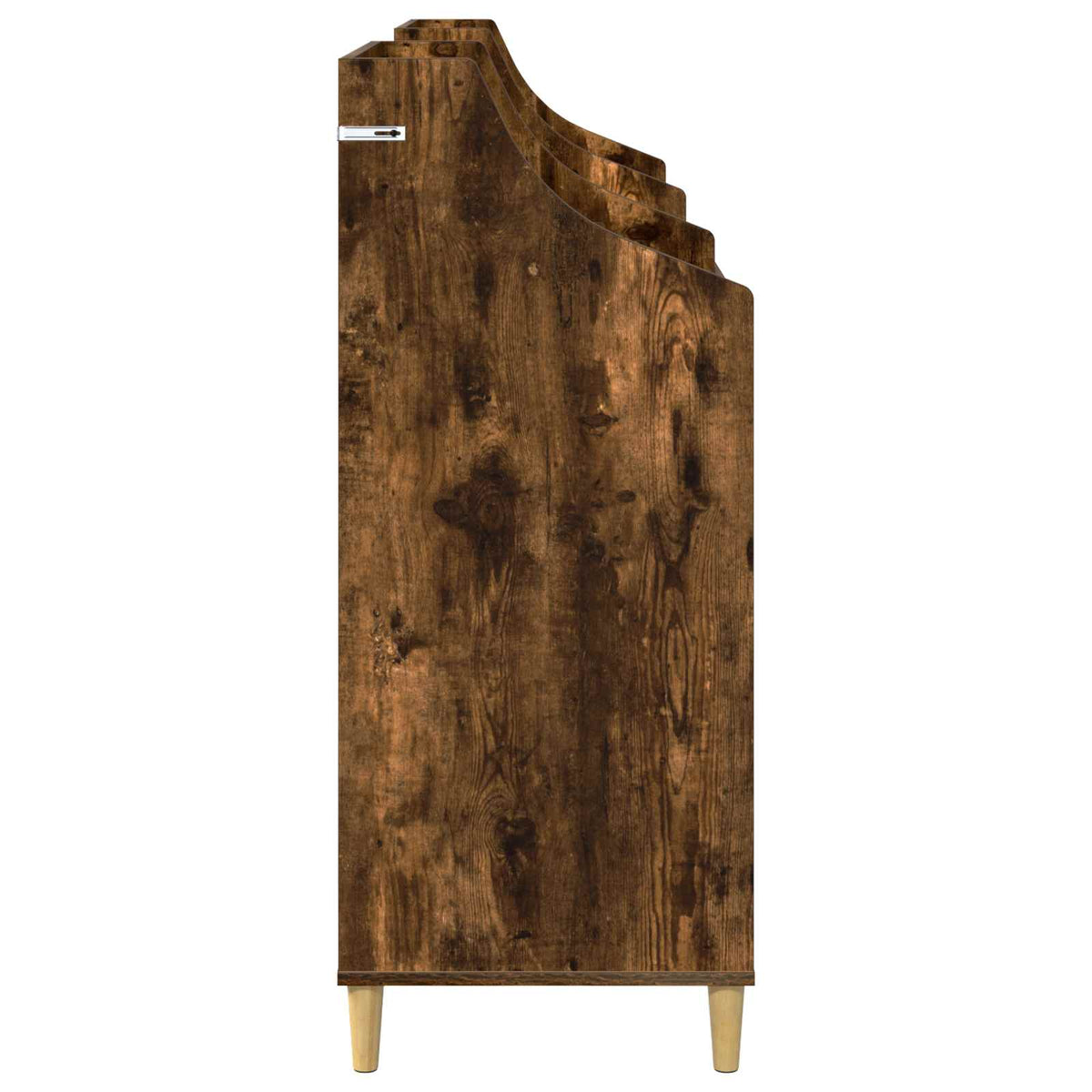 vidaXL Zestaw Półek na Media 3 szt. Dąb wędzony 212 x 46 x 112 cm
