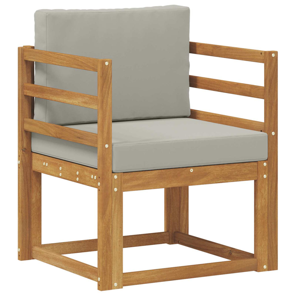 vidaXL Sofa na zewnątrz Lite drewno akacjowe i poliester