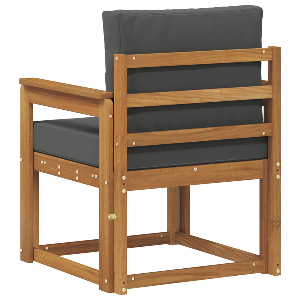 vidaXL Sofa na zewnątrz Lite drewno akacjowe i poliester Naturalny