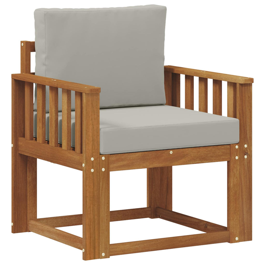 vidaXL Sofa na zewnątrz Lite drewno akacjowe i poliester