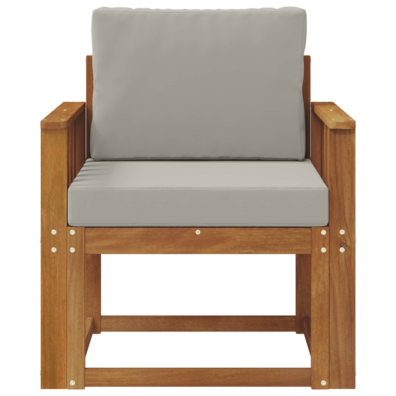 vidaXL Sofa na zewnątrz Lite drewno akacjowe i poliester