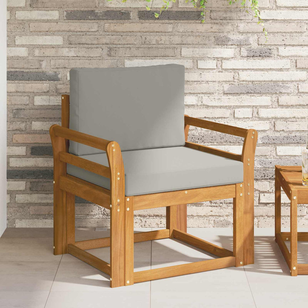 vidaXL Sofa na zewnątrz Lite drewno akacjowe i poliester